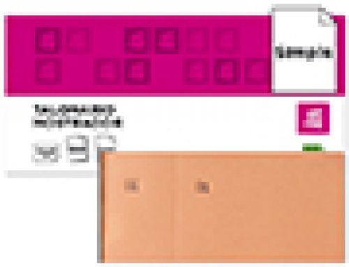 Bloco de taloes 6/4 laranja , Liderpapel , 21853 , 8423473218536